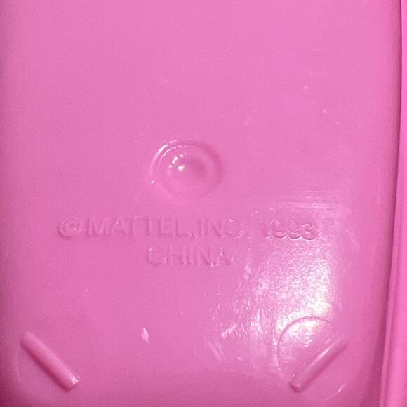 Vintage 1993 Mattel Barbie Hard Plastic Pink Bathtub Dream house 11” - Picture 5 of 6